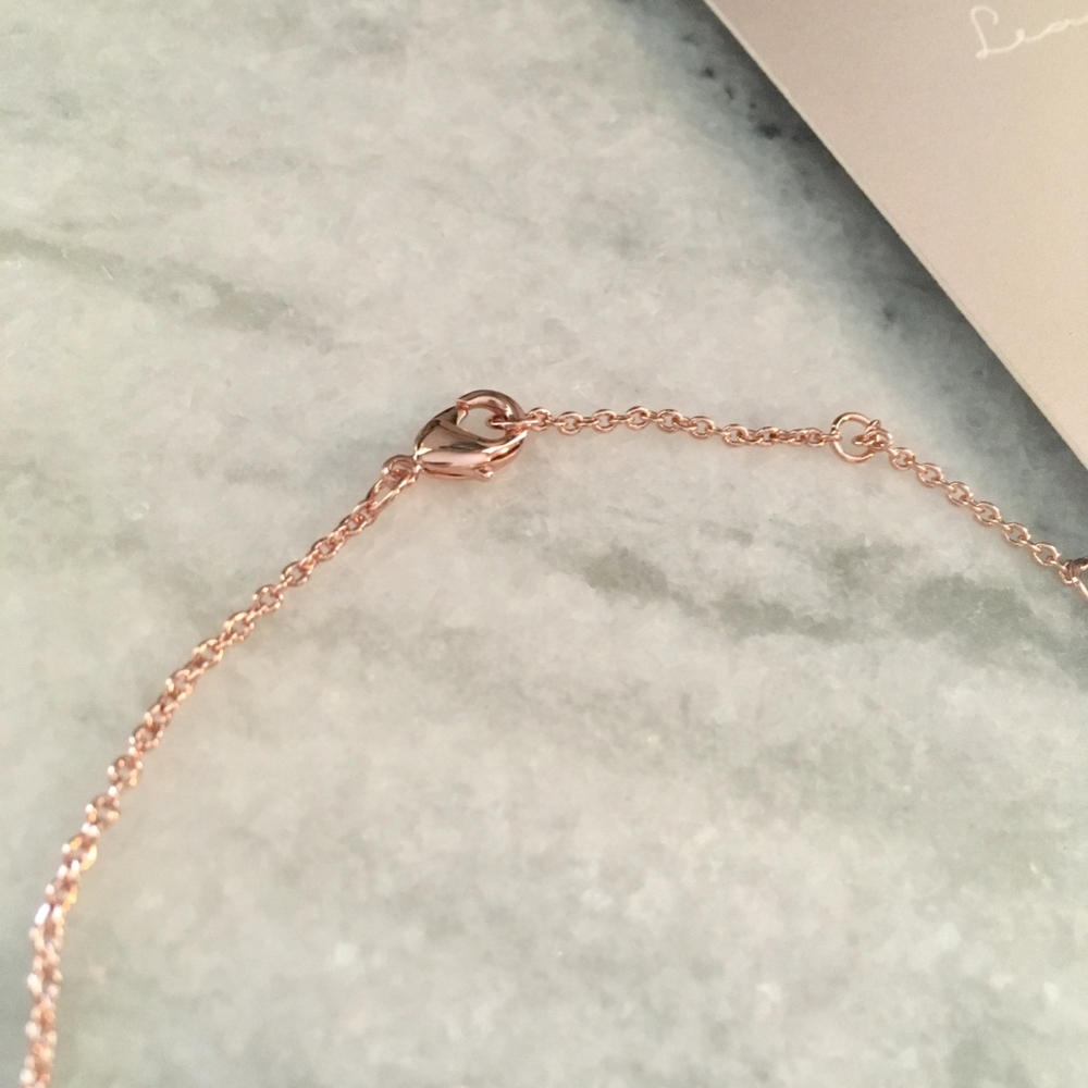 'Wings' Rose Gold Simulated Diamonds Bracelet - Picture 7 of 8